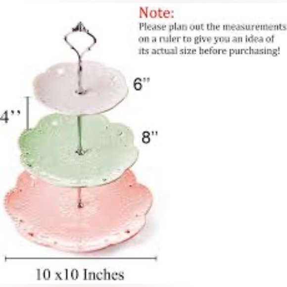 Tiered dessert platter pastels - Picture 7 of 8